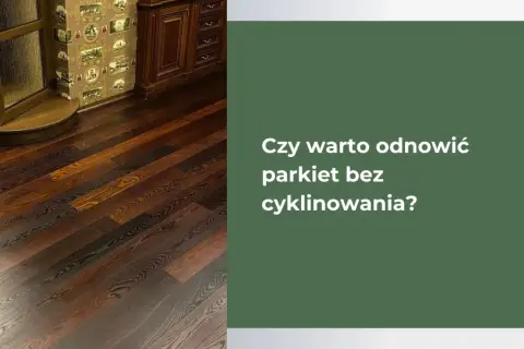 Piękny, ciemny parkiet. Dowiedz się, jak odnowić parkiet domowym sposobem, by znów lśnił.